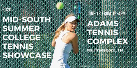College Tennis Showcase Returning to Murfreesboro this Summer