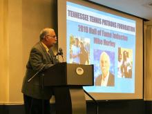 Mike Hurley receives 2019 Tennessee Tennis Hall of Fame Award