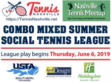 2019 Combo Mixed Summer Social Tennis League