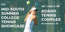 College Tennis Showcase Returning to Murfreesboro this Summer